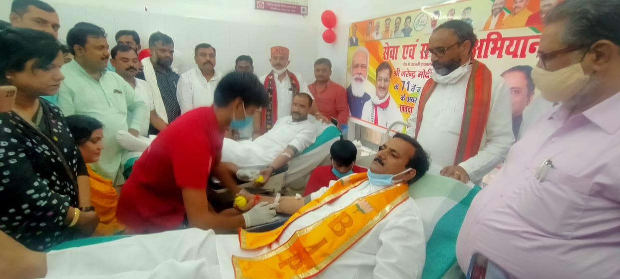 29 donated blood on the occasion of PM's birthday