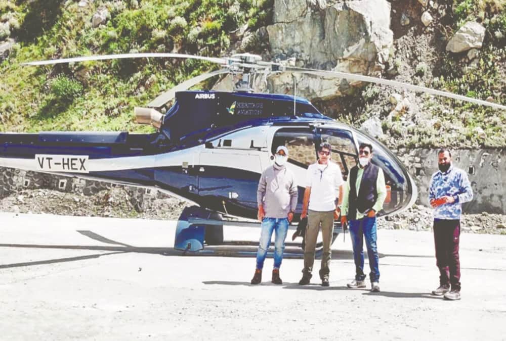 char dham yatra 2021: 42 thousand e-passes issued in two days and Heli Service Starts For Badrinath dham