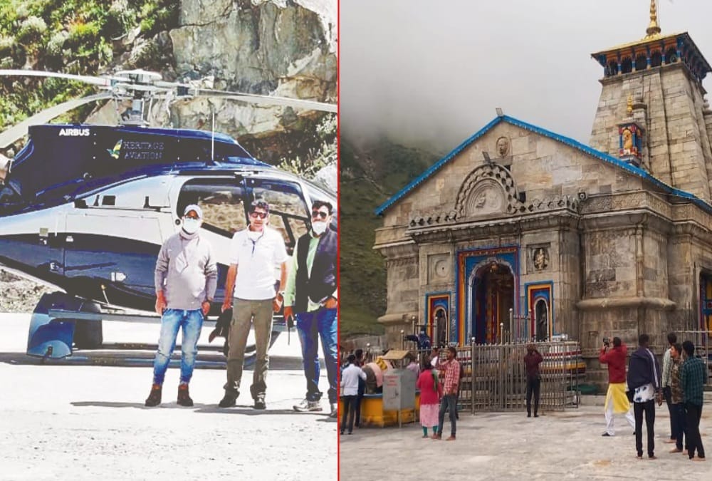 char dham yatra 2021: 42 thousand e-passes issued in two days and Heli Service Starts For Badrinath dham