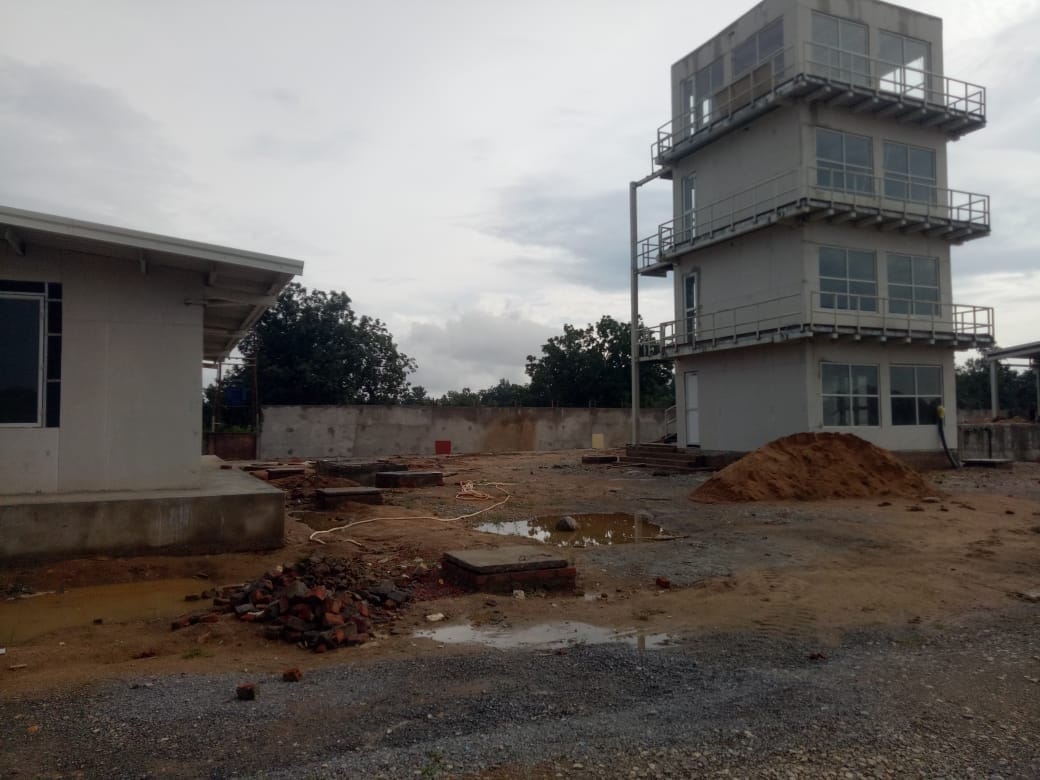 Sonbhadra: Mayorpur airport will not start till October, parking on disputed land, half of the terminus building has been constructed