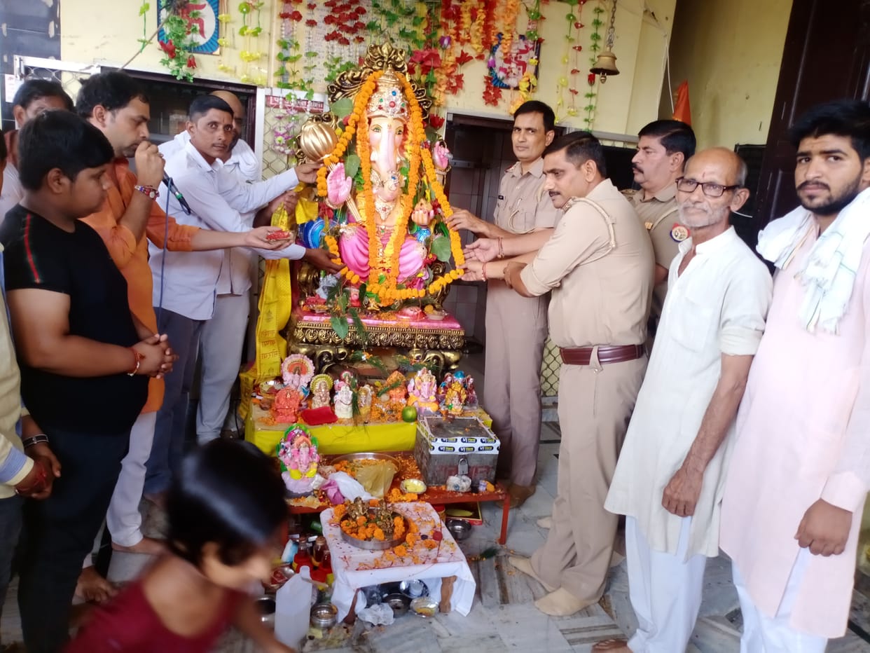 Bhandara done by worshiping Lord Ganesha