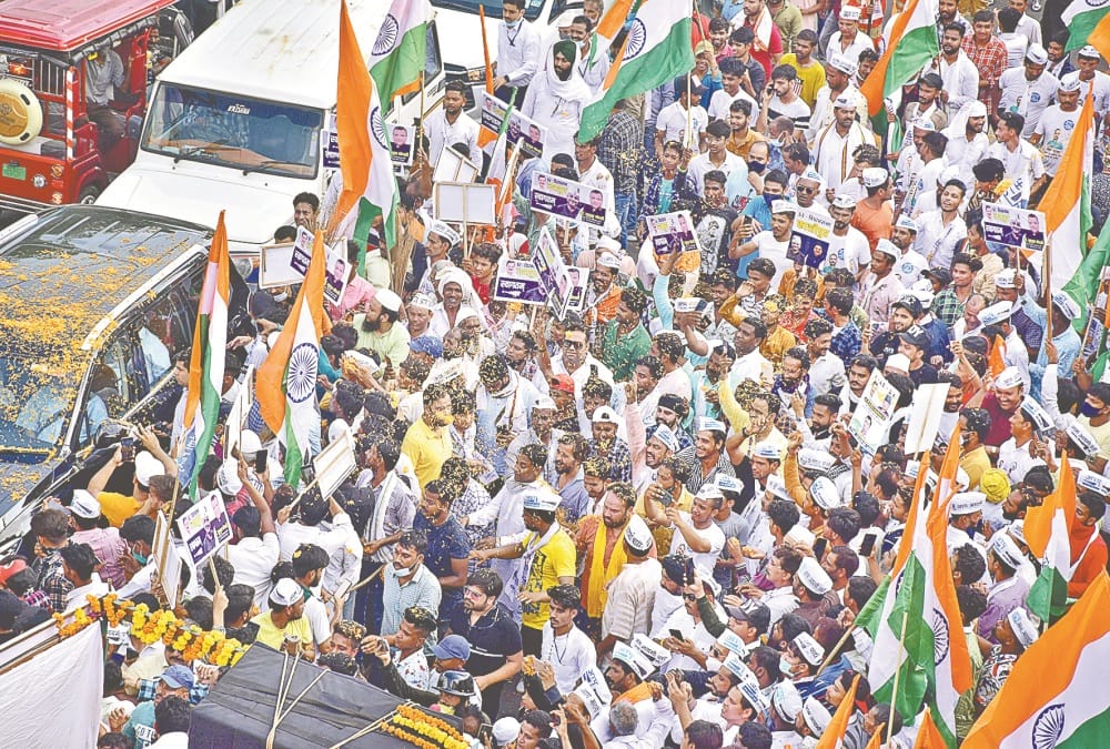 Uttarakhand Election 2022: Huge Crowd in Delhi CM Arvind Kejriwal Sankalp Yatra in haldwani Photos