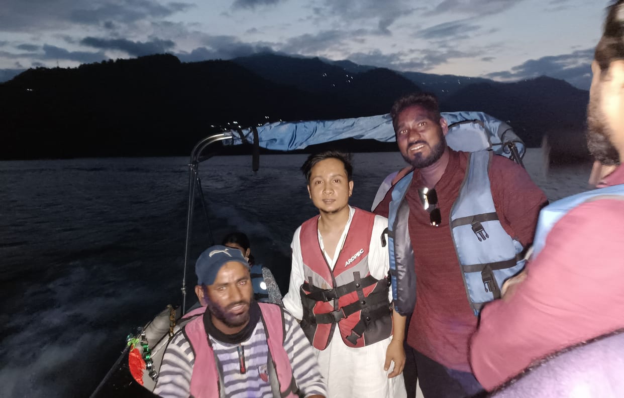 Indian Idol's Pawandeep and Arunita visited Tehri Lake
