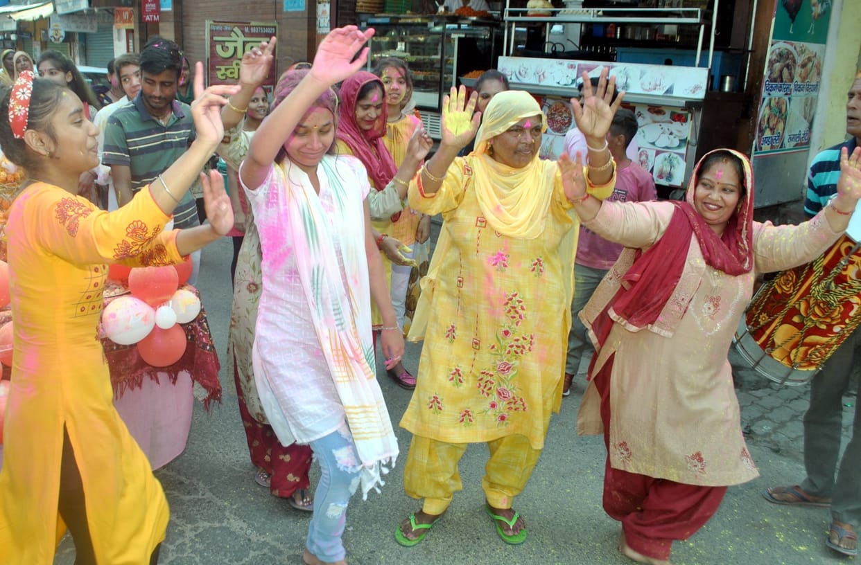 Next year you came early... sent out Ganpati Bappa by taking out a procession