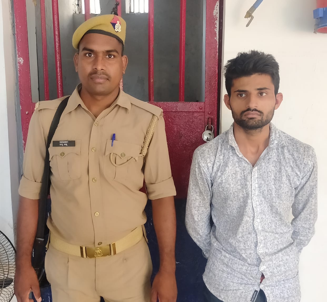 Uniform recovered on the spot of fake inspector