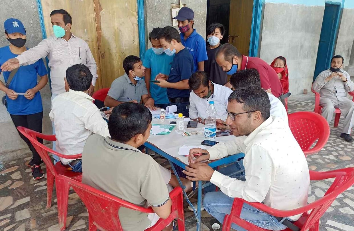 Corona vaccine applied to 404 people including 170 Nepalis