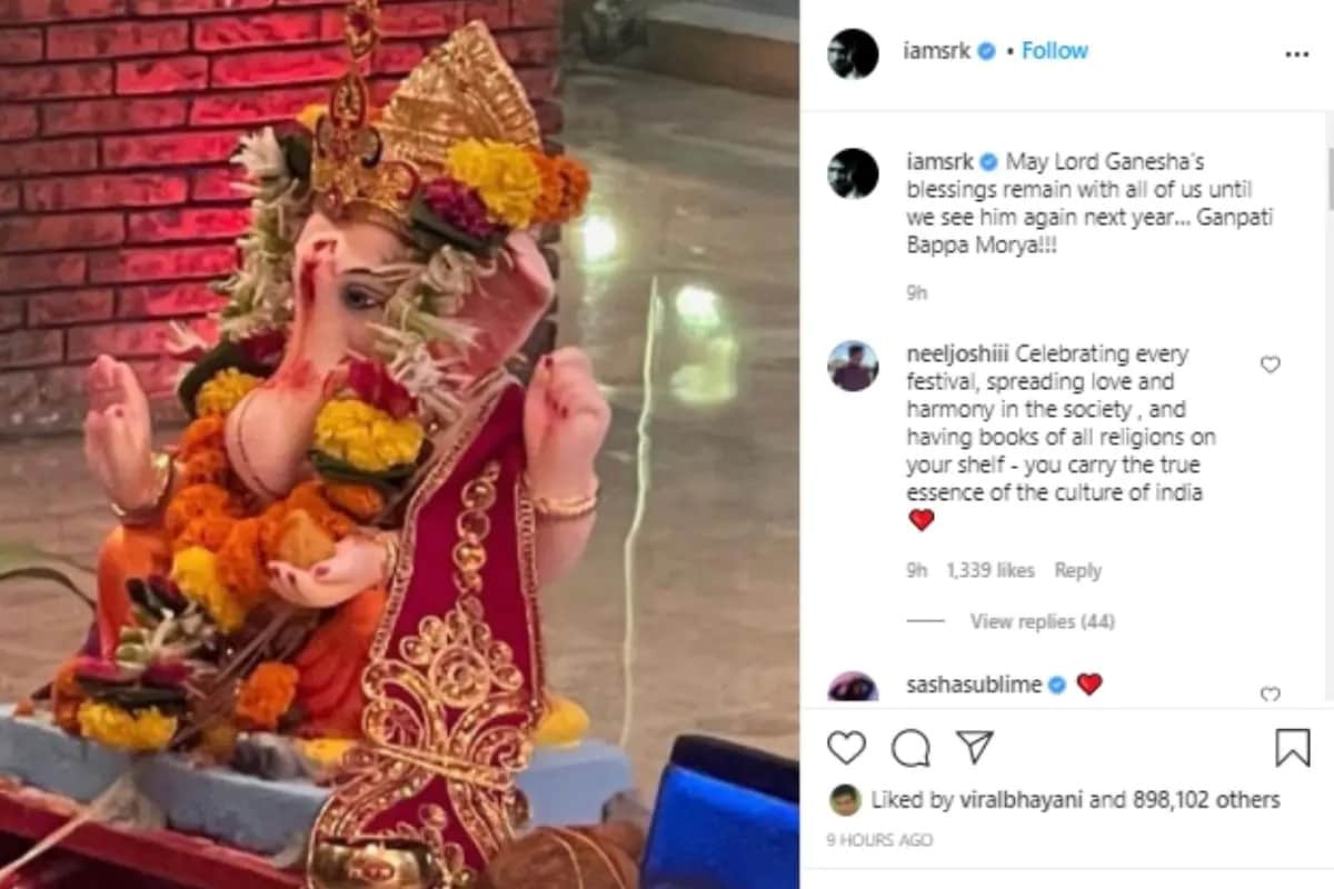 Shah Rukh Khan faces brutal trolling for celebrating Ganesh visarjan