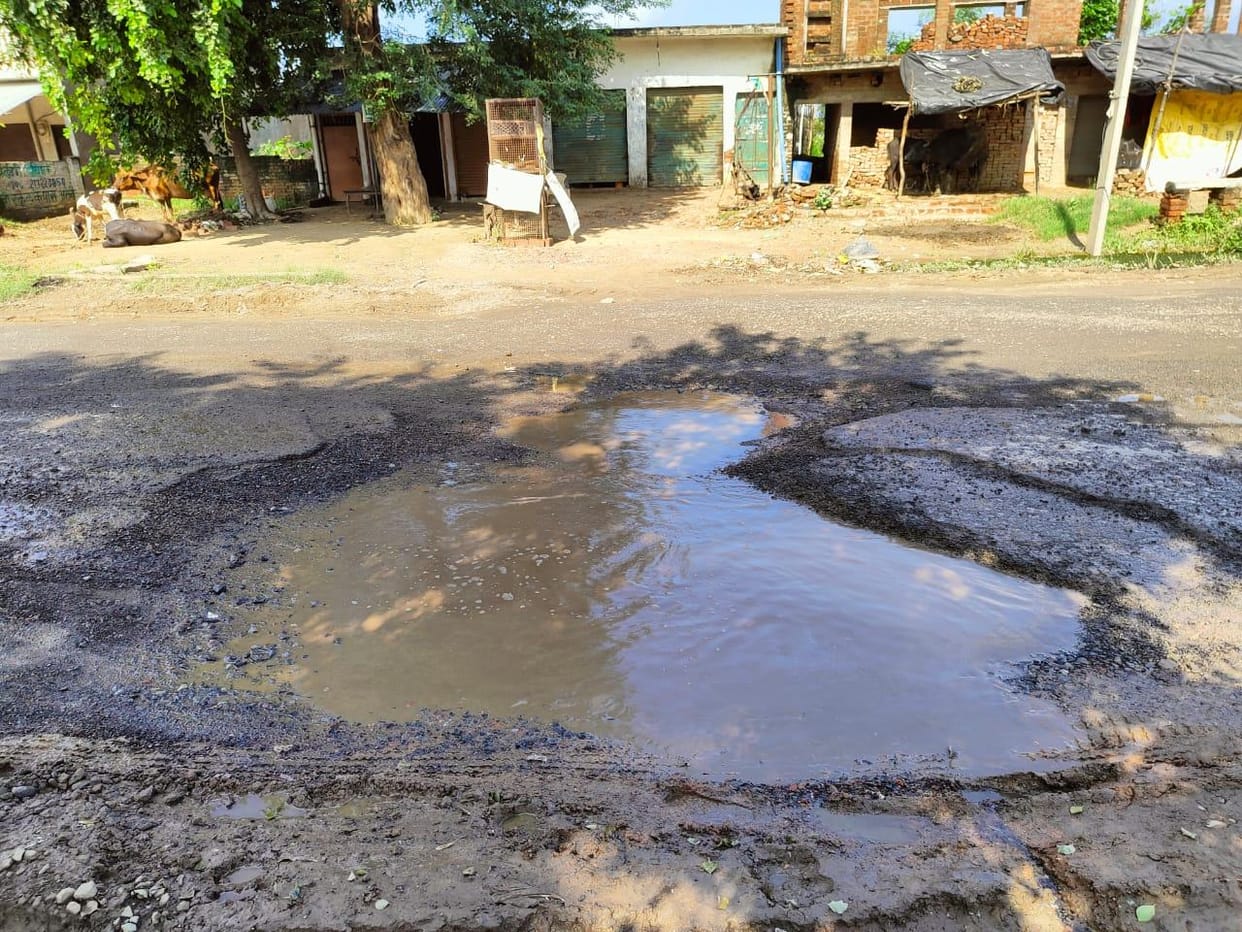 water logging on roads