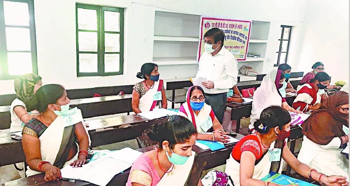 Asha worker learning to detect disease
