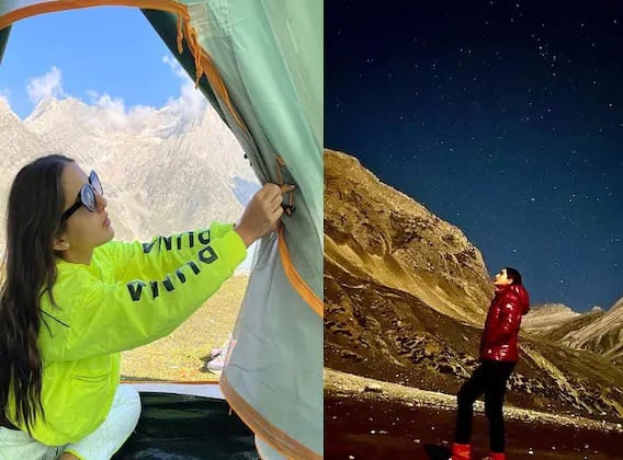 Sara Ali Khan is Vacationing in Kashmir with Friends, Shares Pics from Sheshnag Lake