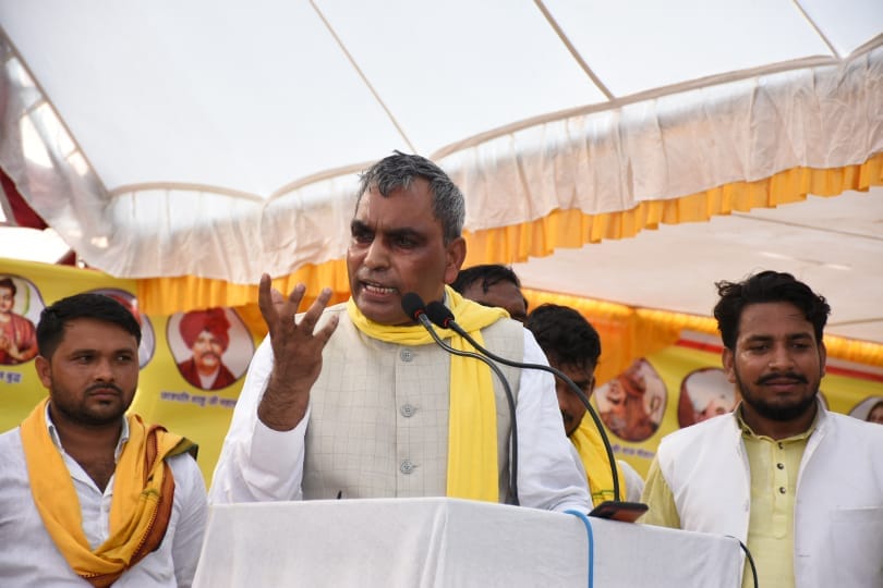 UP Elections 2022 sbsp chief Omprakash Rajbhar claims that 150 BJP MLA in contact with us told yogi government report card  fake