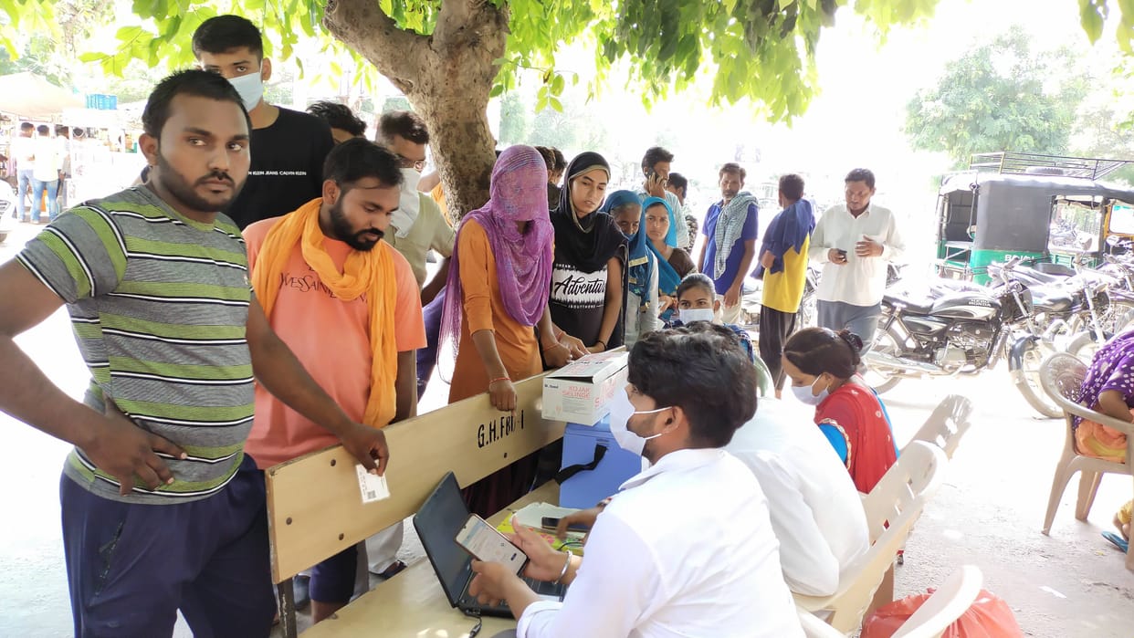 13 thousand got vaccinated, one new infected