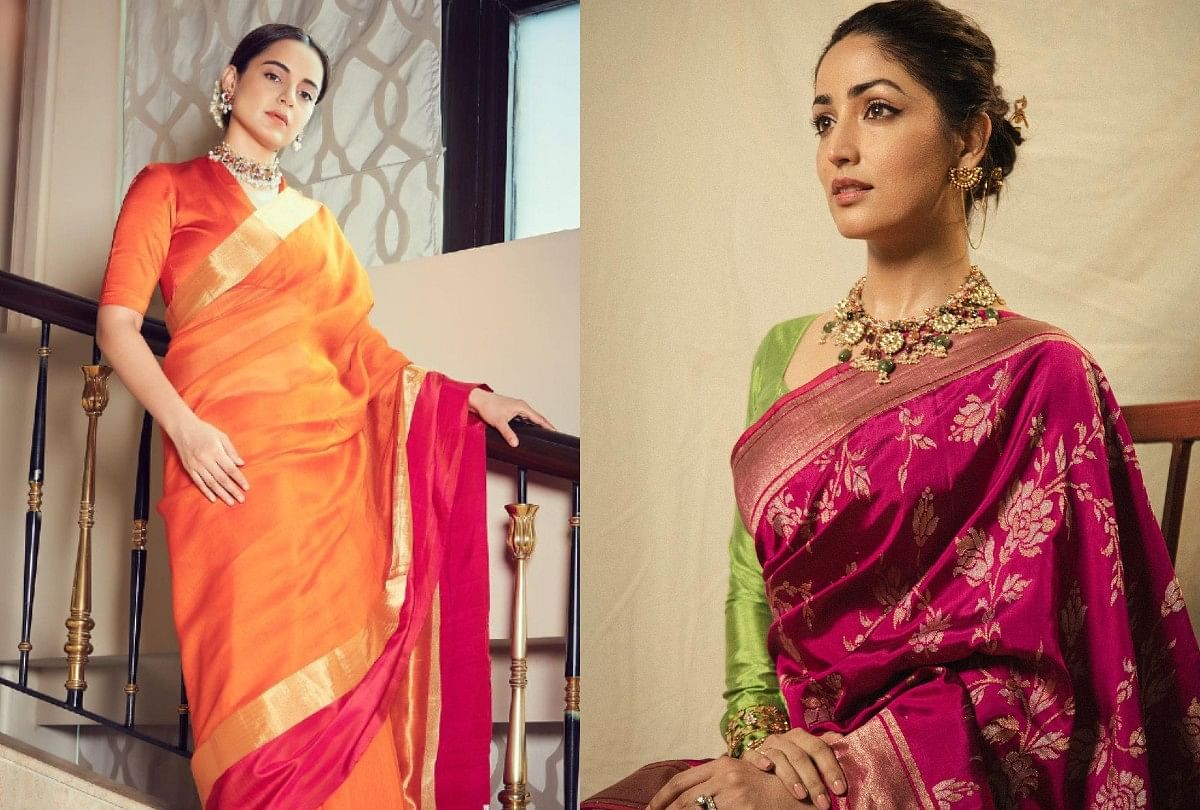 SILK SAREE DRAPING IN THREE Beautiful Pallu Styles, BOLLYWOOD STYLES |  Different PALLU Design Saree - YouTube