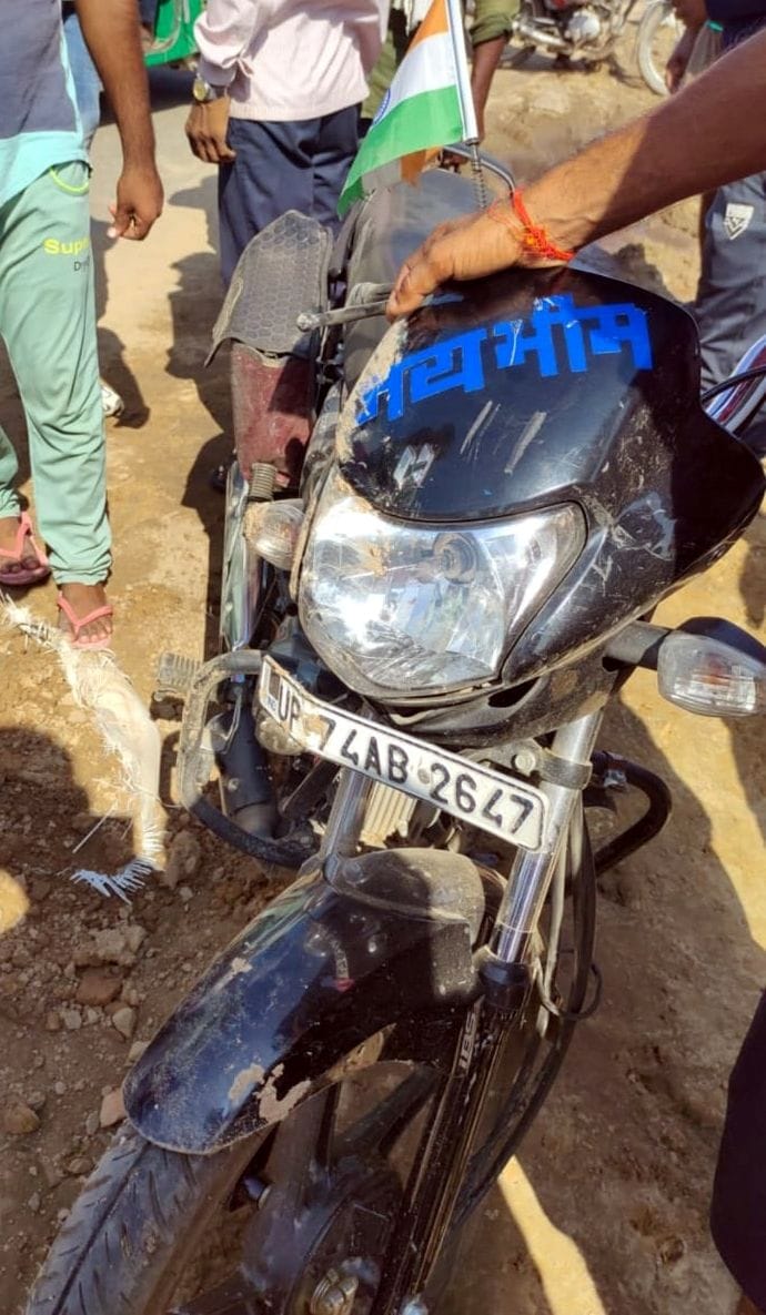 Bike rider dies after being hit by truck