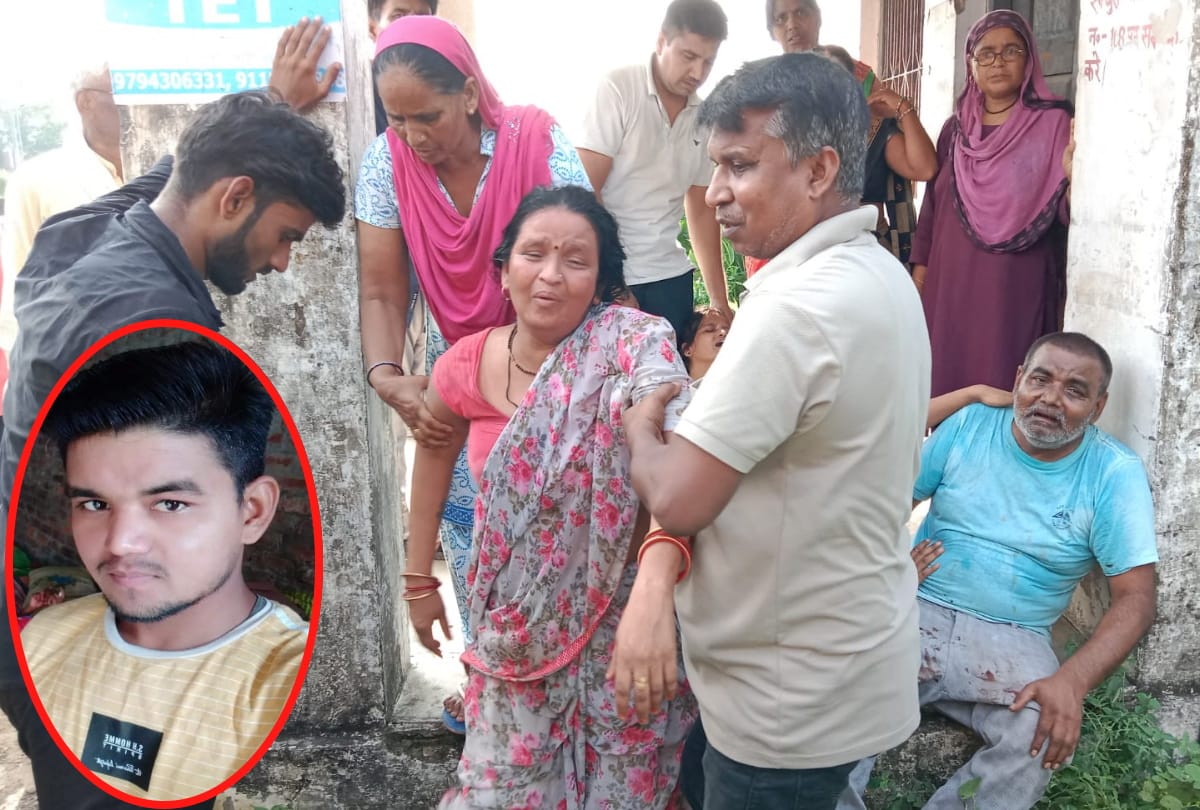 Gorakhpur Sahajanwan Young Man Jump in Front of Train News: man committed suicide by jumping in front of train after getting rid of his father