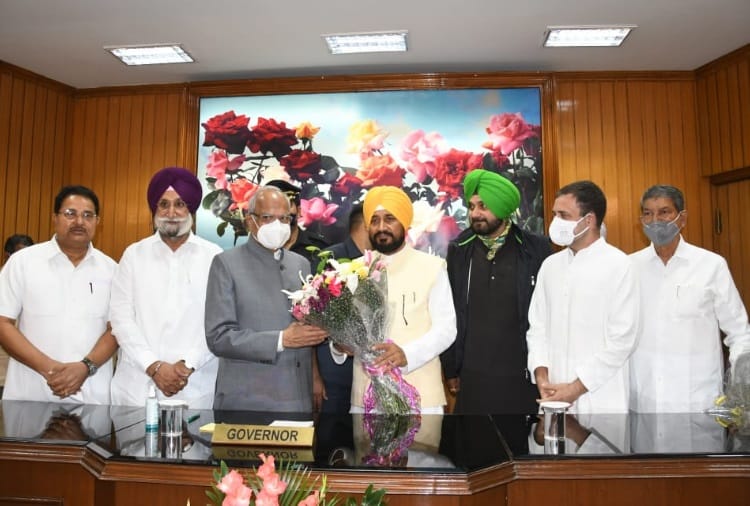 punjab cm charanjit singh channi oath ceremony today live updates news Charanjit Channi Became Punjab New CM