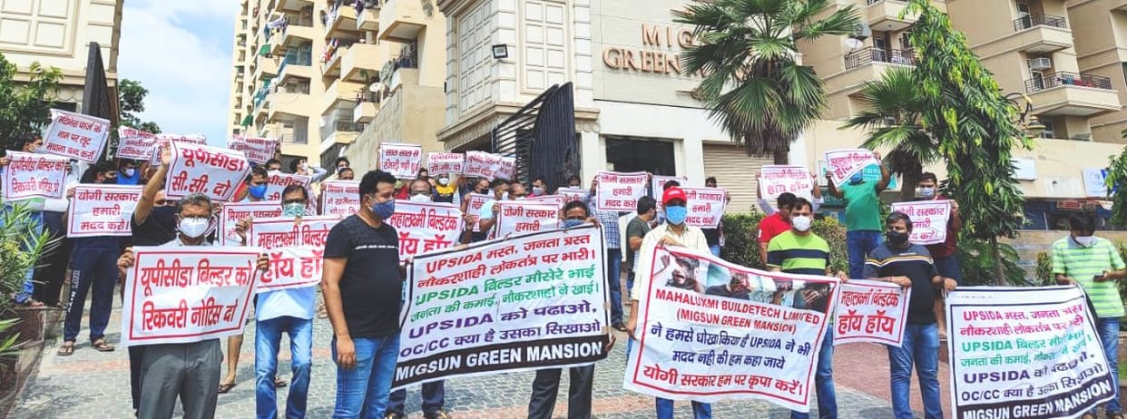 Flat buyers angry due to lack of registry