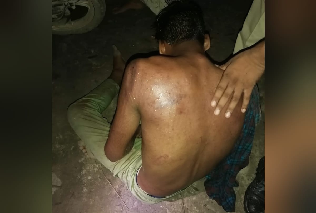 Hindu Man hostage and beaten up by Muslims in Maharajganj
