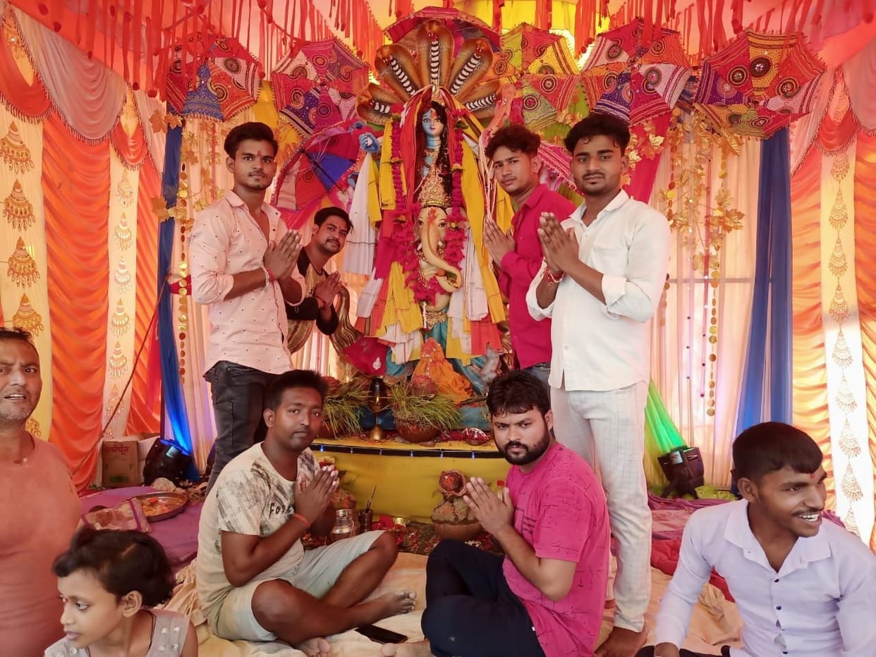 Immersion of Ganesh idol with music