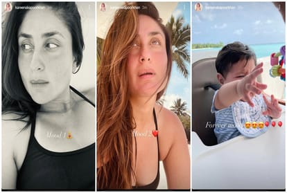 Kareena’s son Jeh reflects her forever mood see new photos from family vacay
