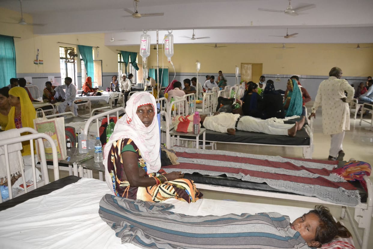CHC Rasoolabad's doctor suffering from dengue, 11 fever patients admitted to hospitals