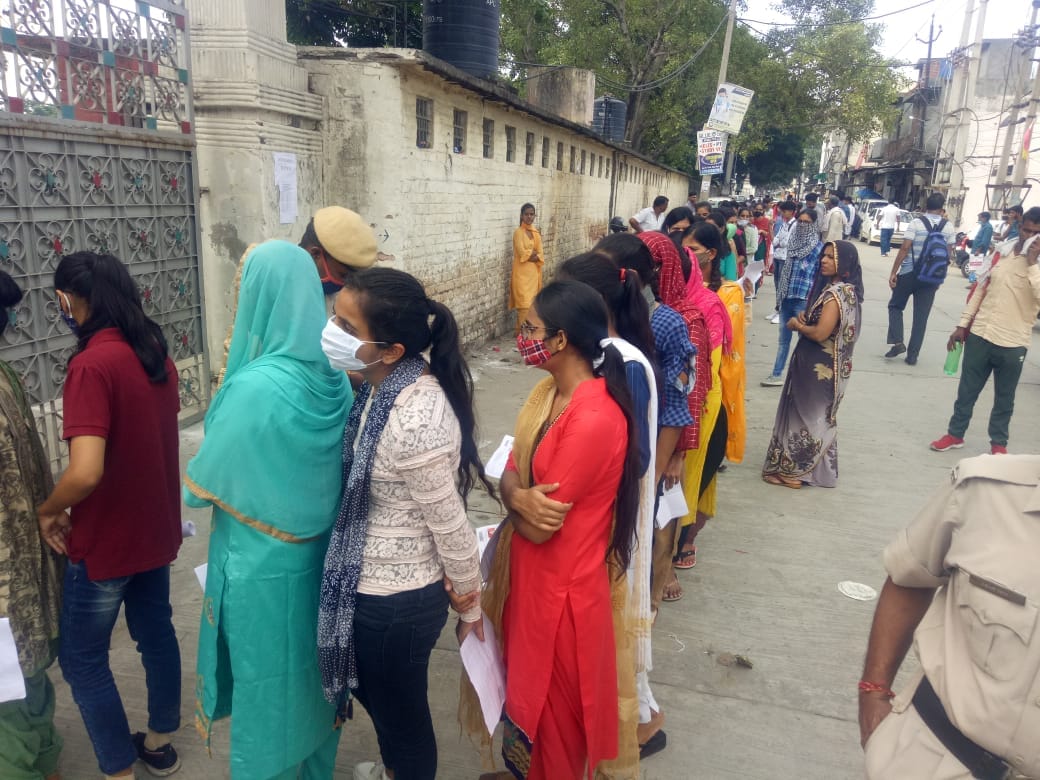 18463 girls took the exam to become a soldier, Yamunanagar