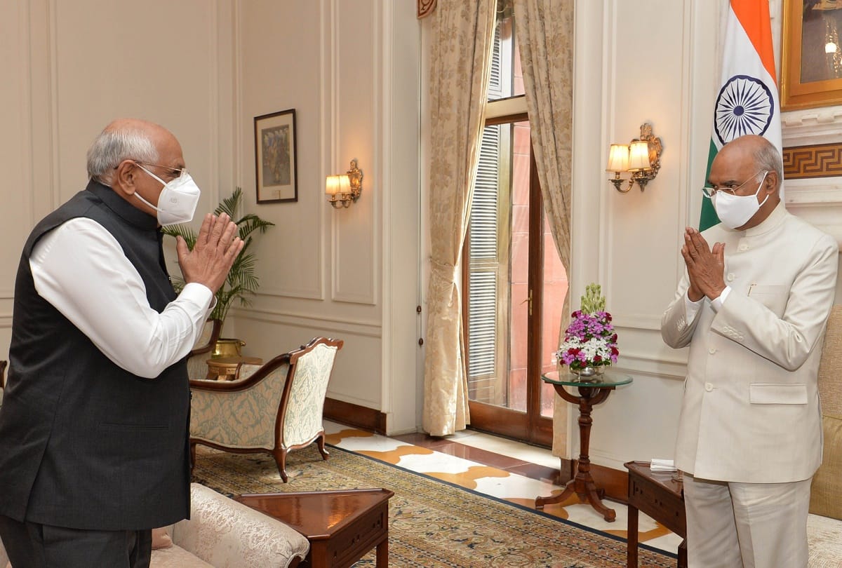 Gujarat CM Bhupendra Patel meet President Ram Nath Kovind at the first time