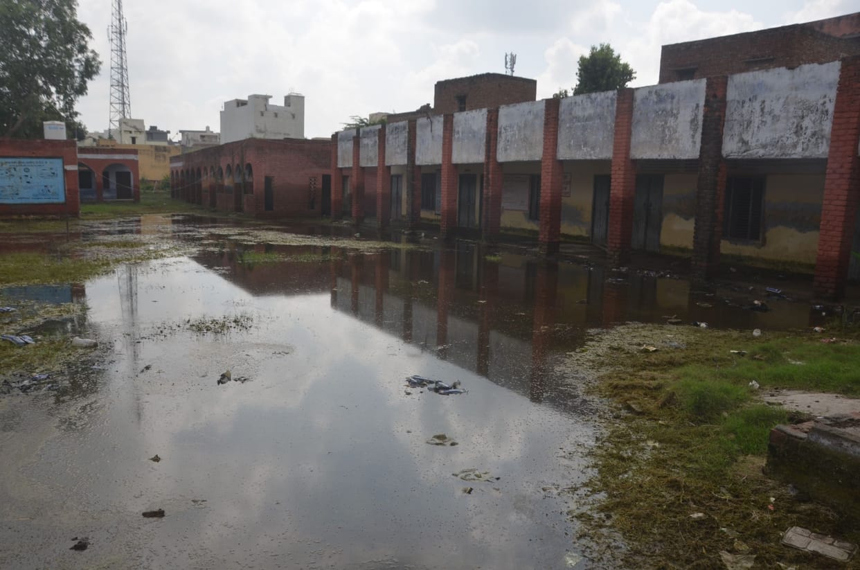Primary school filled with water, students had to shift to Government Girls School
