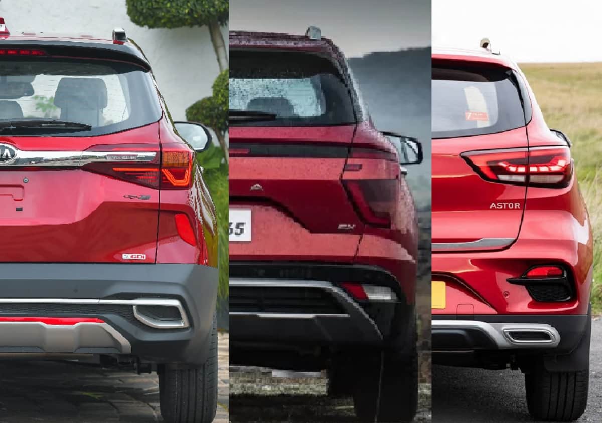 Mid-Size SUV: MG Astor vs Hyundai Creta vs Kia Seltos Powertrains, Features and Dimension Comparison
