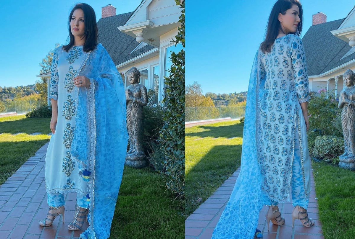 Sunny Leone Traditional Look Sunny Leone Ethnic Wear