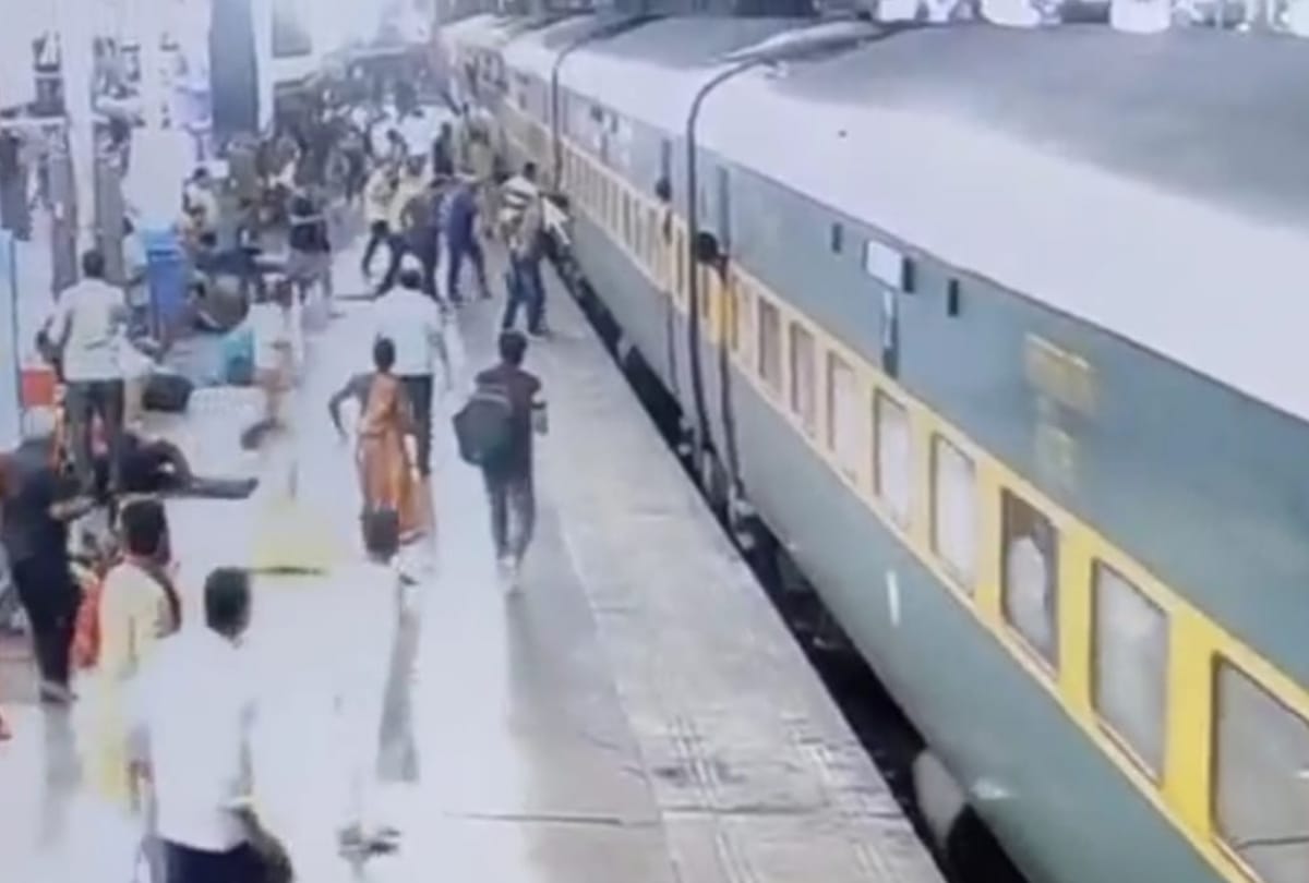 Train passed over a mother and son in charbagh railway station.