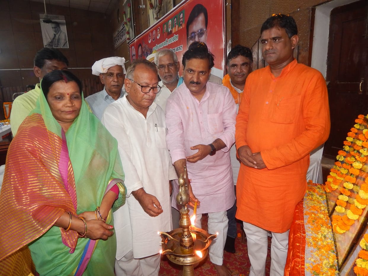 Dr. Satish Dwivedi in ballia