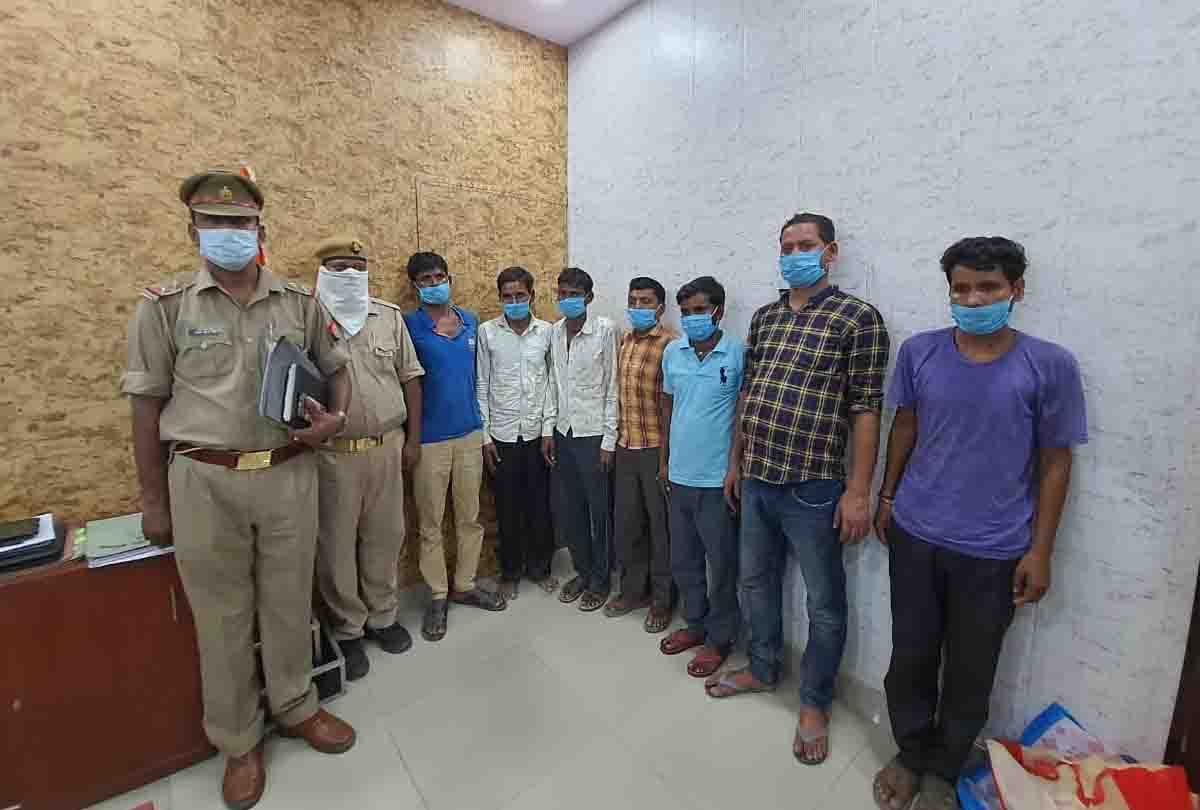 Auraiya: Seven crooks of Bawaria gang arrested