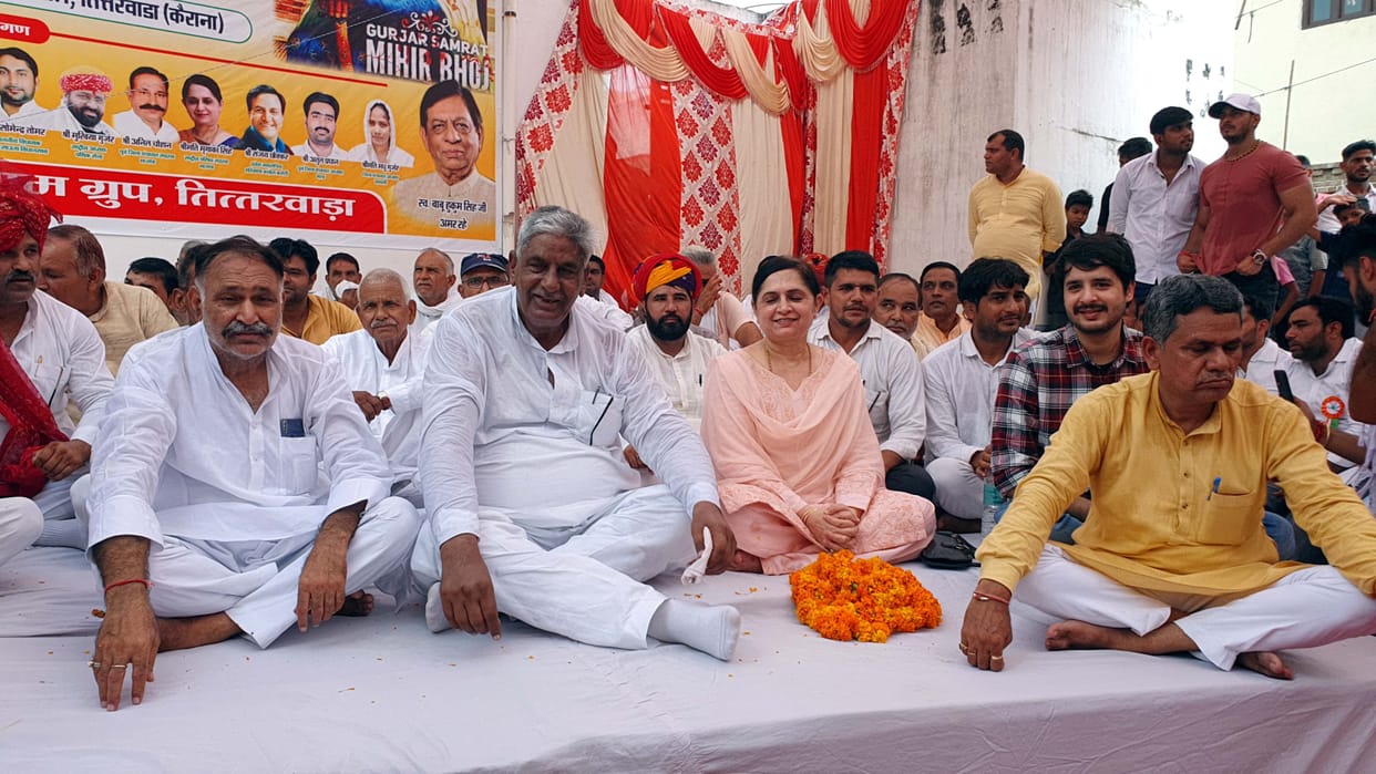 Statue of Raja Mihir Bhoj unveiled in Titarwada