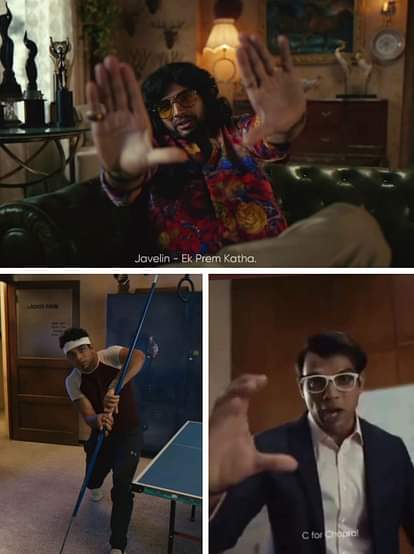 Now Neeraj Chopra is amazing in acting