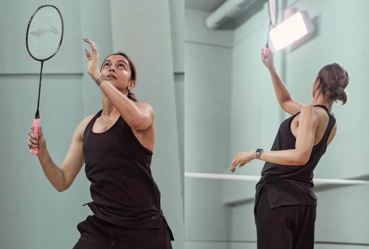 deepika padukone played badminton with olympic medal winner pv sindhu says Burning calories
