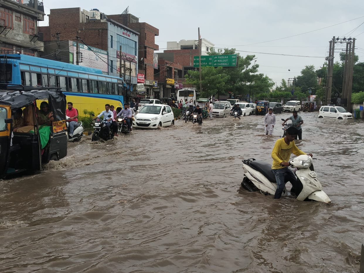 Flood-like situation in the city due to 35 mm of rain in one and a half hours, disaster for farmers, power was disrupted for three hours