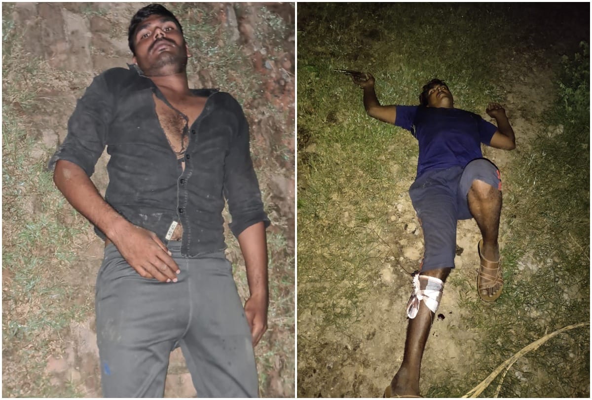 gunfight between police and miscreants two injured due to bullet injuries total nine arrested pistol-cartridge recover