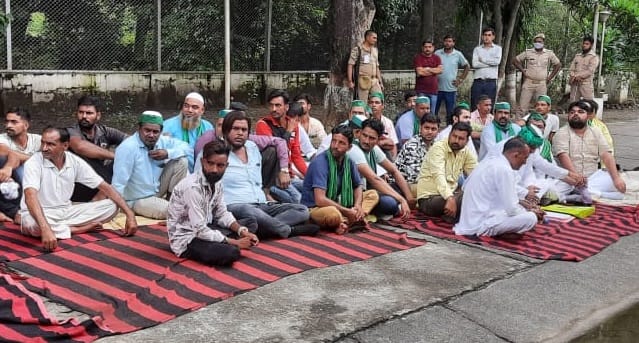Bhakiyu Bedi protested at Kameshpur power station