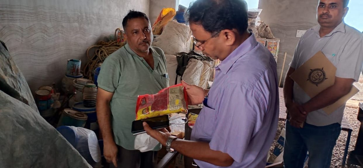 Chief Minister's flying squad raided the marmalade factory, filled the samples