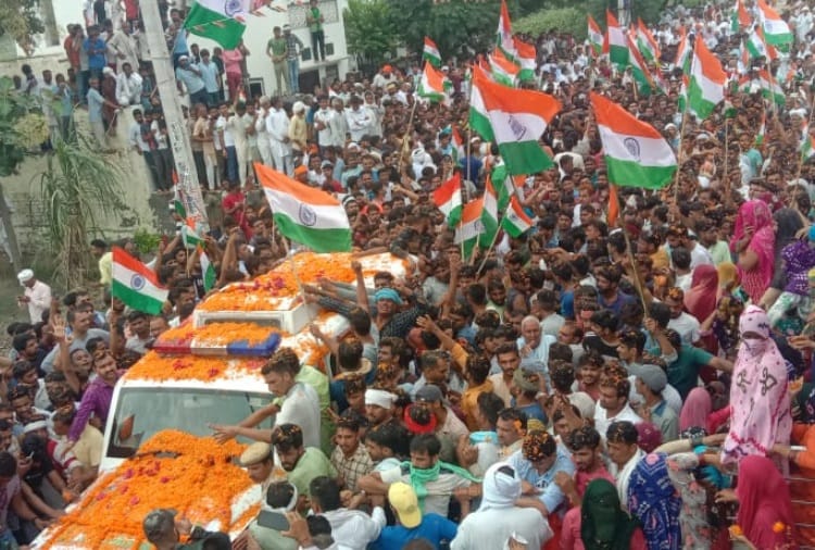 Body of Martyr Jaipal Gill Reach Ancestral Village