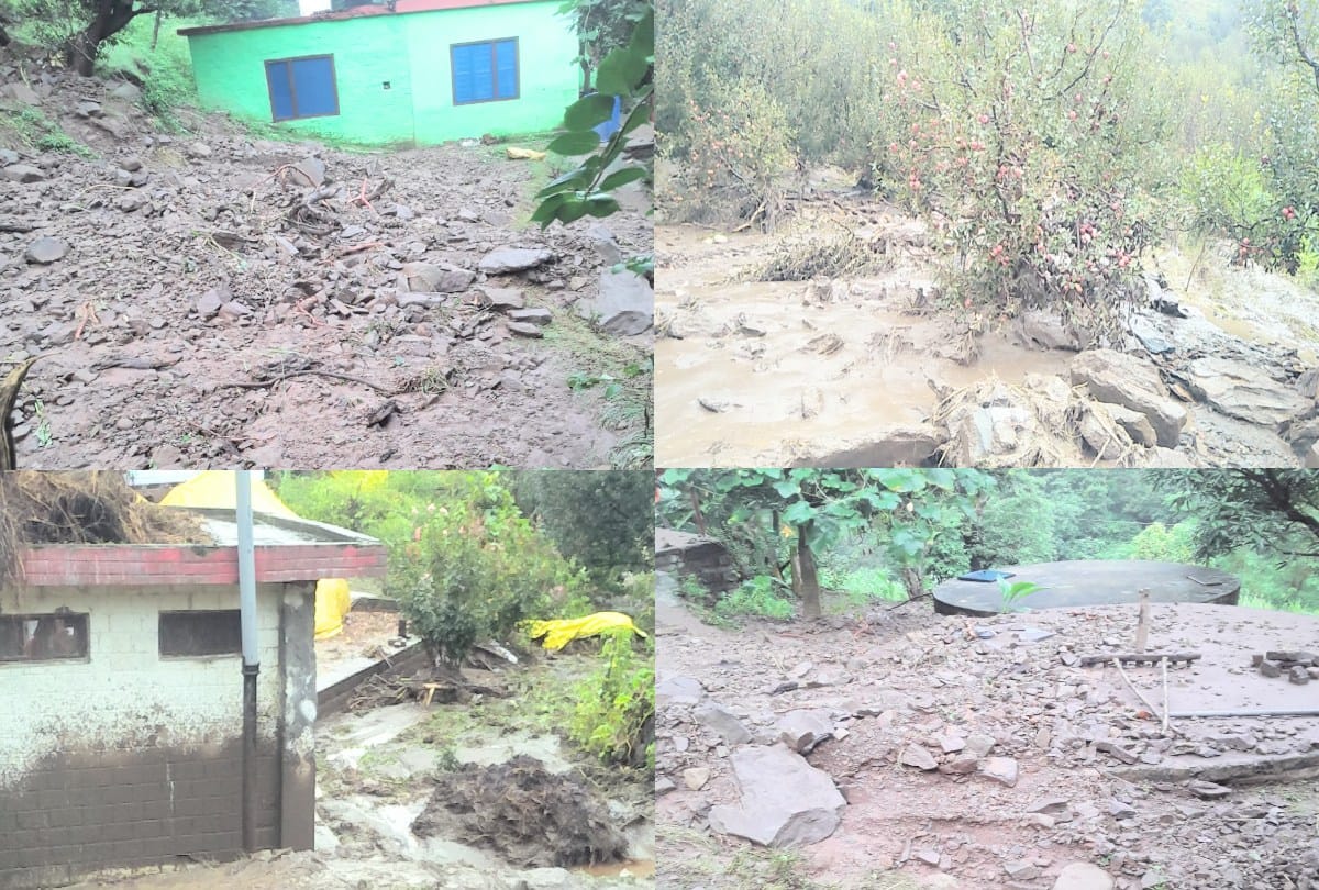 himachal weather update: Cloud burst in Sirmaur, damage to crops, heavy rainfall caused floods in Kullu