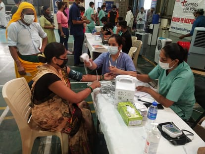 Honda India Foundation organizes Community Vaccination drive and Health check-up camp for citizens