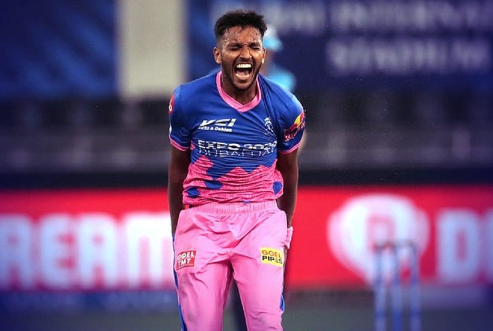 Rajasthan Royals bowler Karthik tyagi equals Munaf 12 year old record