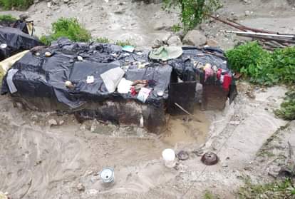 चमोली में बादल फटा
