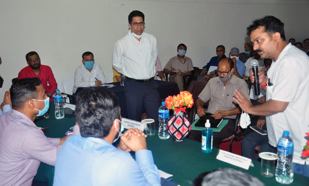 The issue of compensation raised prominently on Tehsil Day