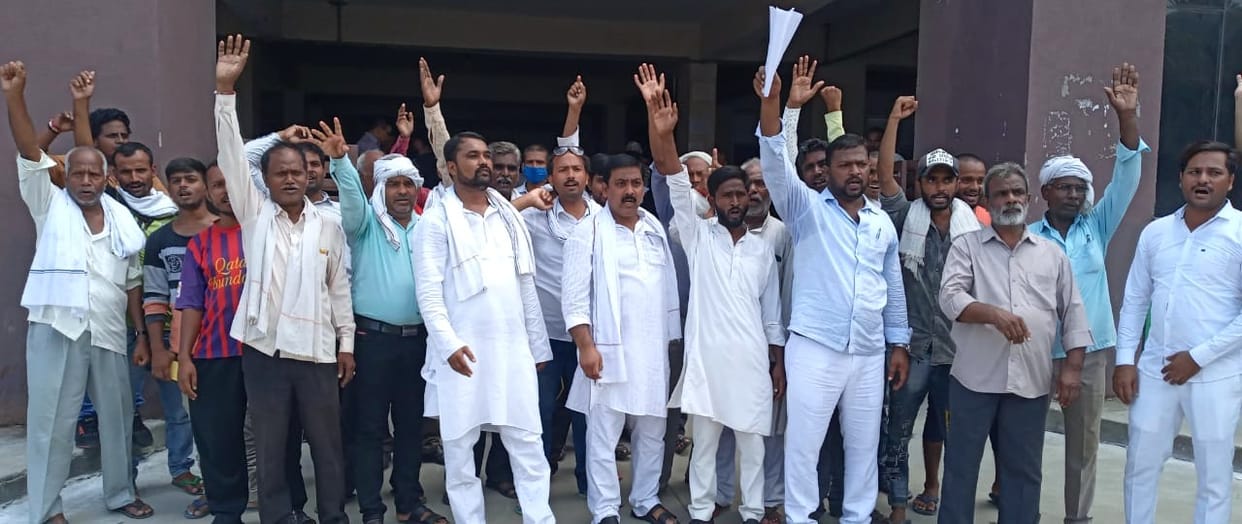 Olma council demonstrated to demand freedom from water logging