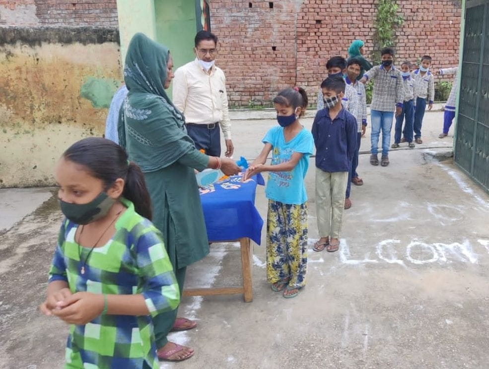 After the opening of the school, the enthusiasm returned from the students