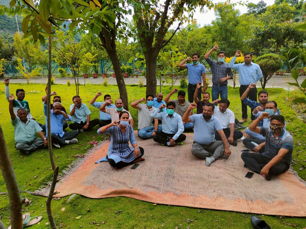 movement of energy corporation employees started