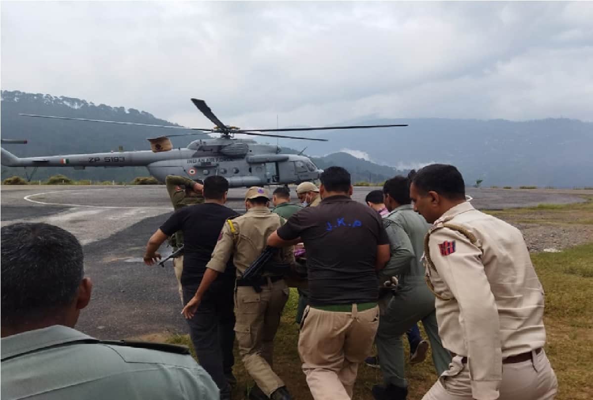 Army helicopter crashed Major Anuj Rajput and Major Rohit Kumar martyred